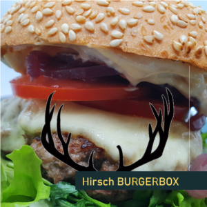 Burger Box Bausatz Hof Viehbrook Kochkurs Mels Restaurant Hirsch Wild